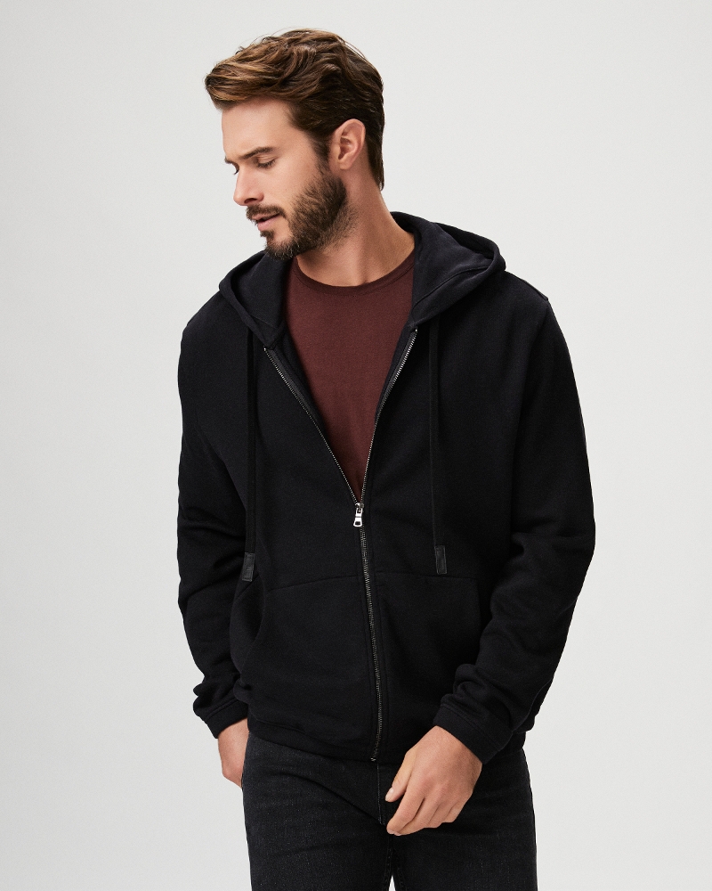 Exclusive* Coffman Zip Up Hoodie - Black